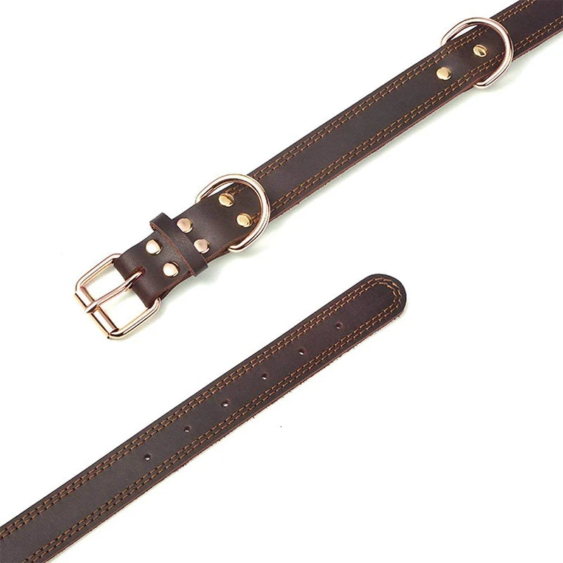 Heritage Leather Dog Collar