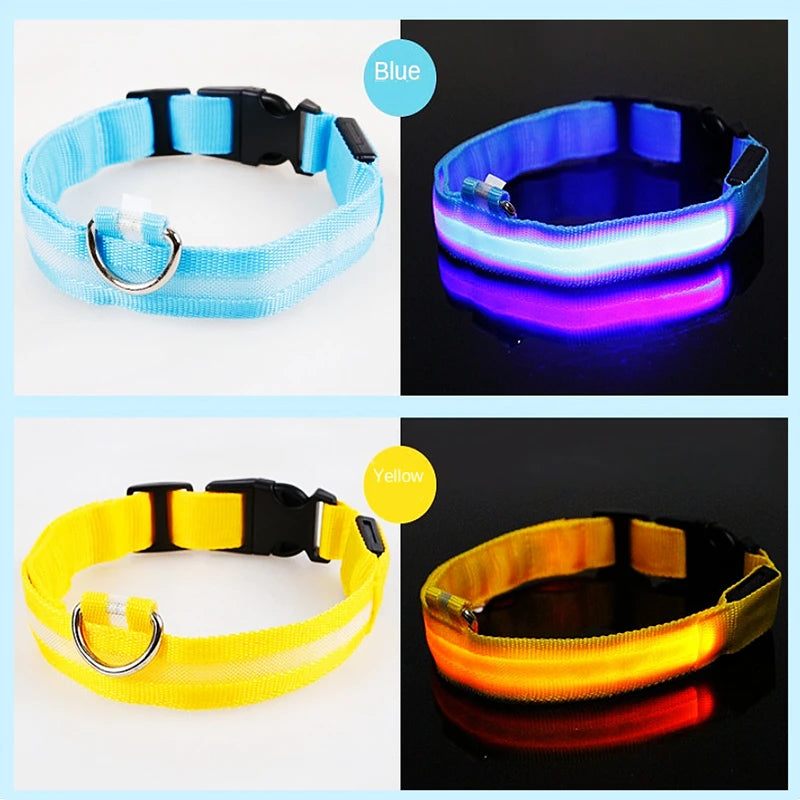 3 Modes Dog Luminous Charge Collars