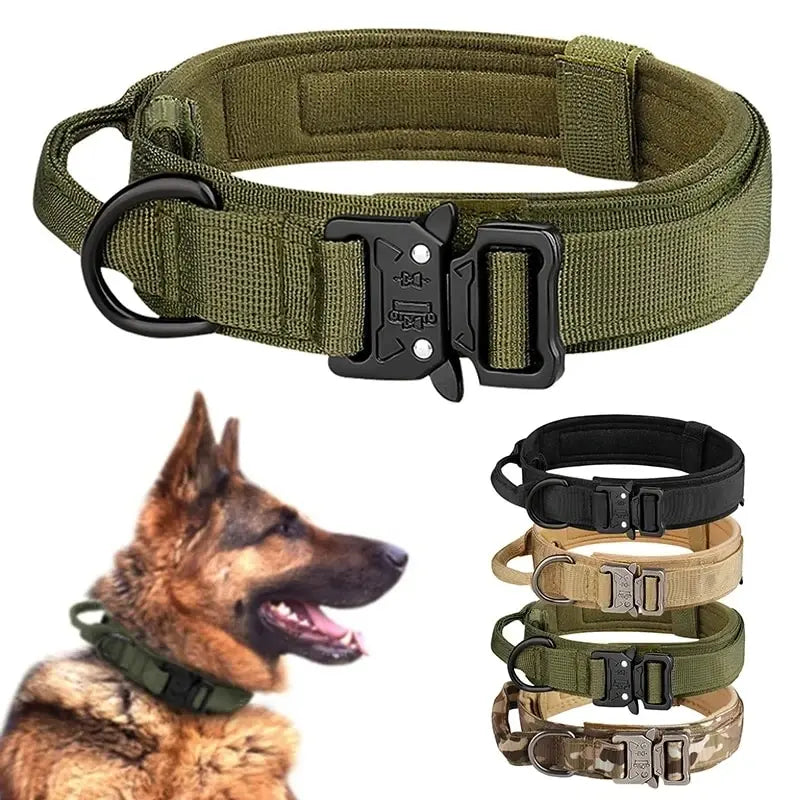 Tactical Style Breathable Dog Collar
