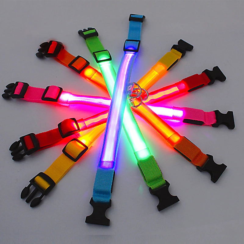 3 Modes Dog Luminous Charge Collars