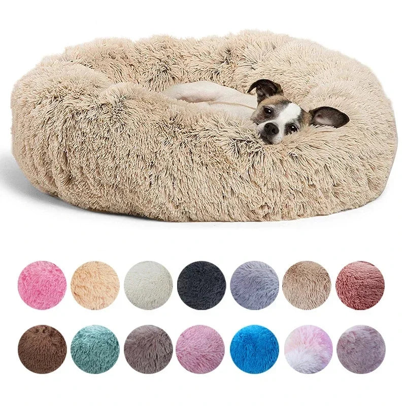 Large Round Plush Bed